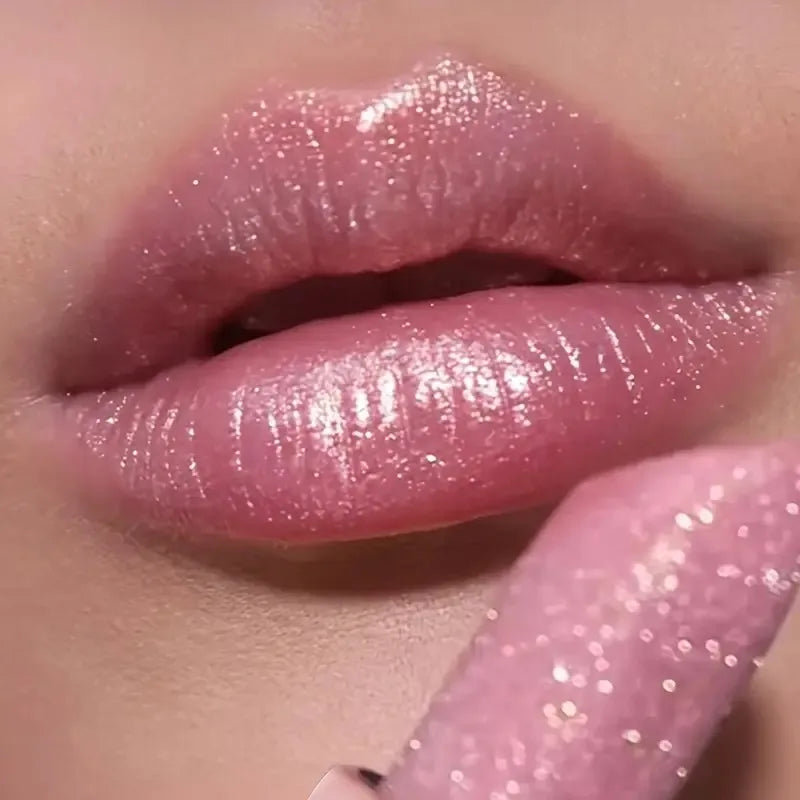 Pearlescent lipstick, long-lasting waterproof lipstick, create charming and plump lips